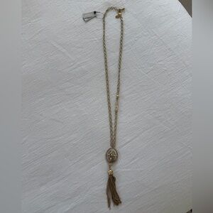 Chico’s Gold Tassel Necklace